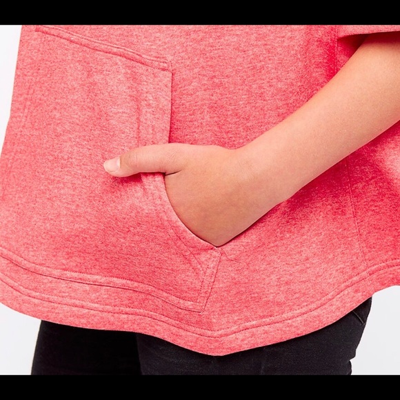 Nike Pink Short Sleeve Poncho Hoodie - Picture 6 of 6